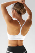 Aoysky Womens White Y Back Sports Bra