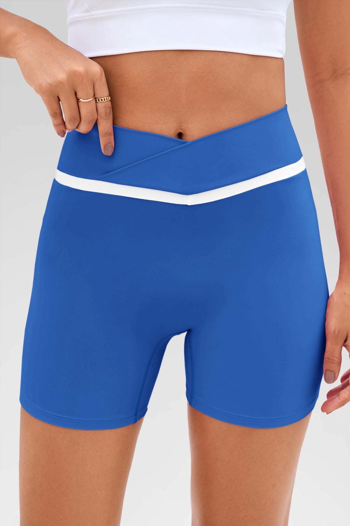 Aoysky Womens Crossover Biker Shorts