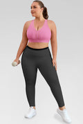 Aoysky Womens Pink Plus Size Sports Bra
