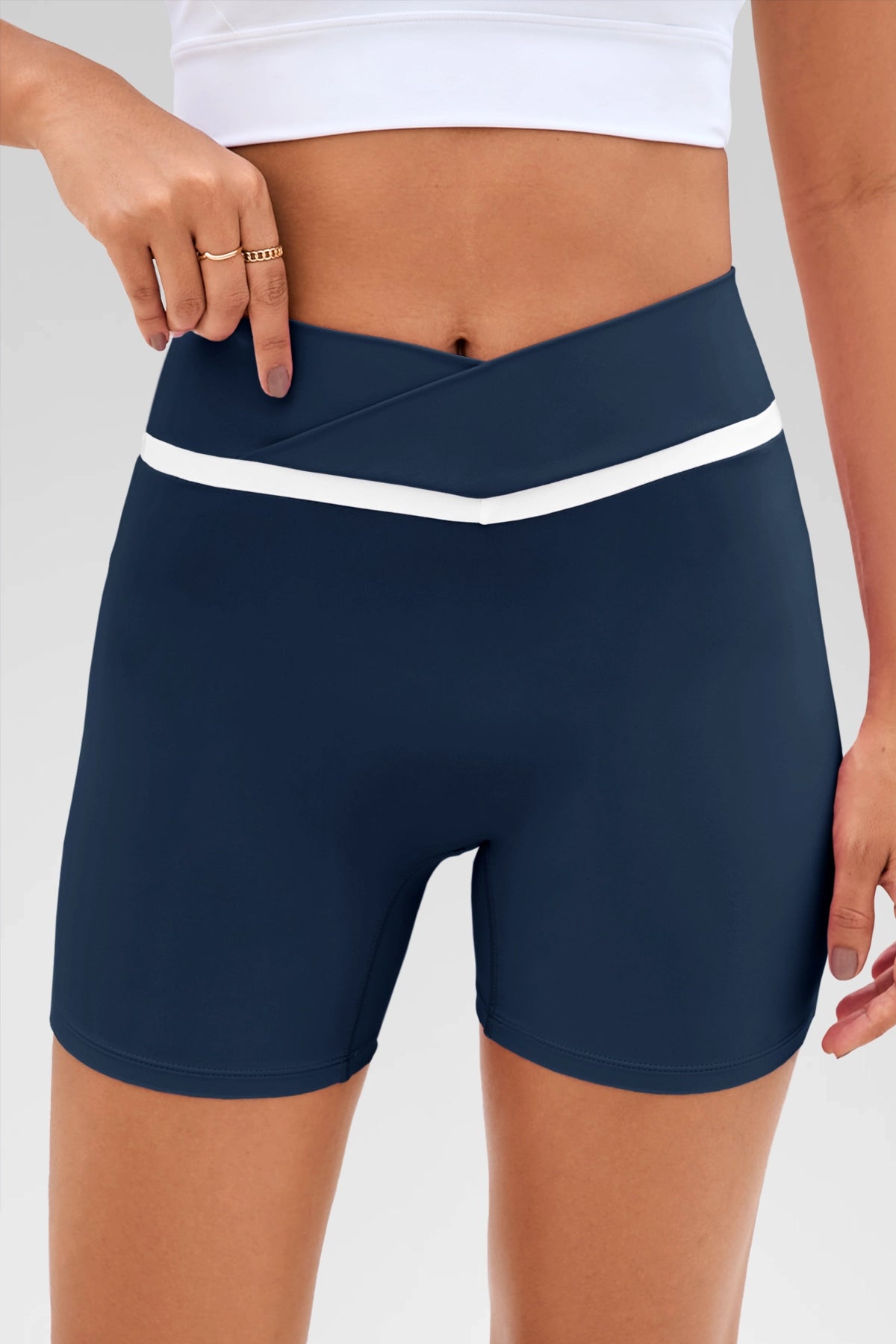 Aoysky Womens Crossover Biker Shorts