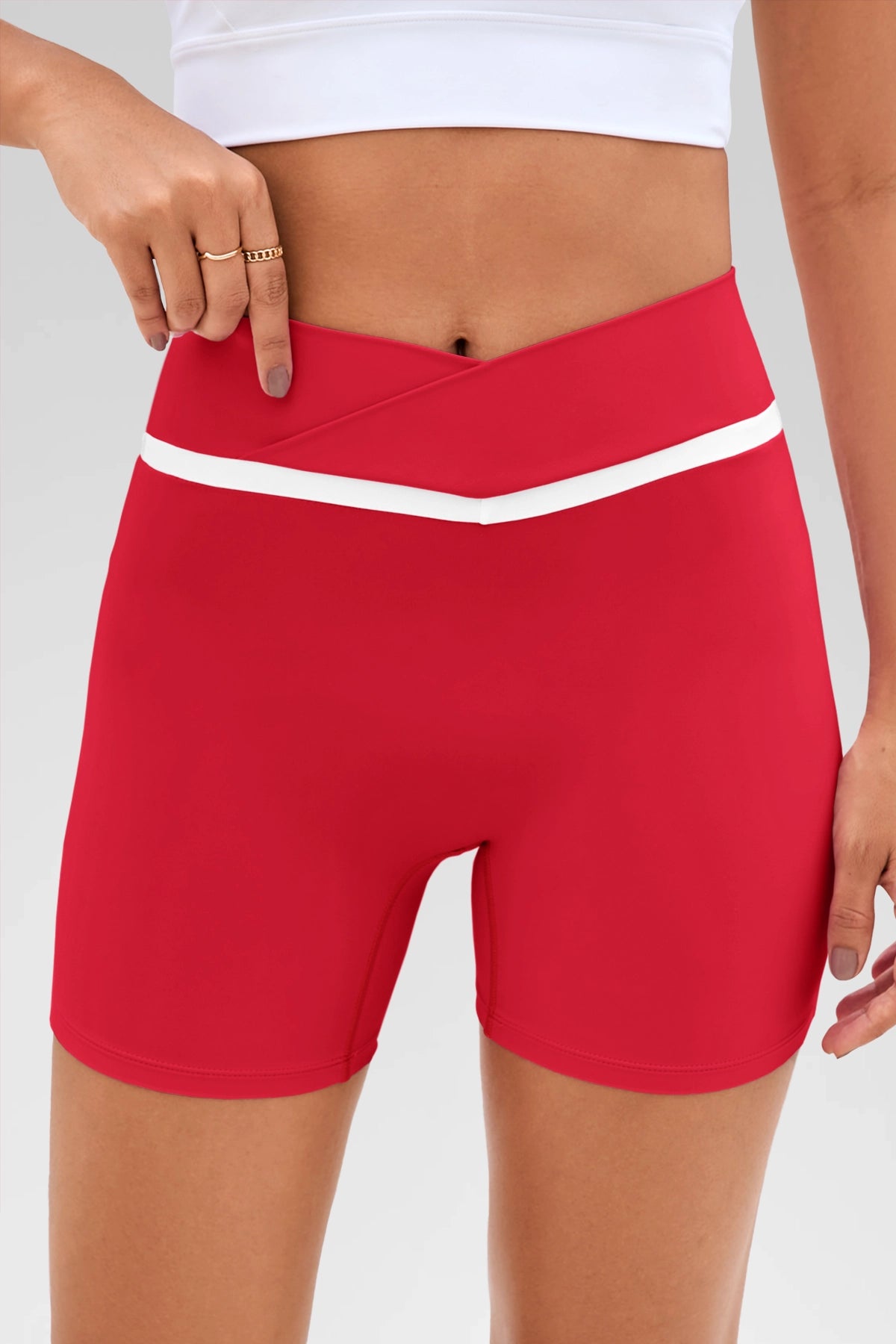Aoysky Womens Crossover Biker Shorts