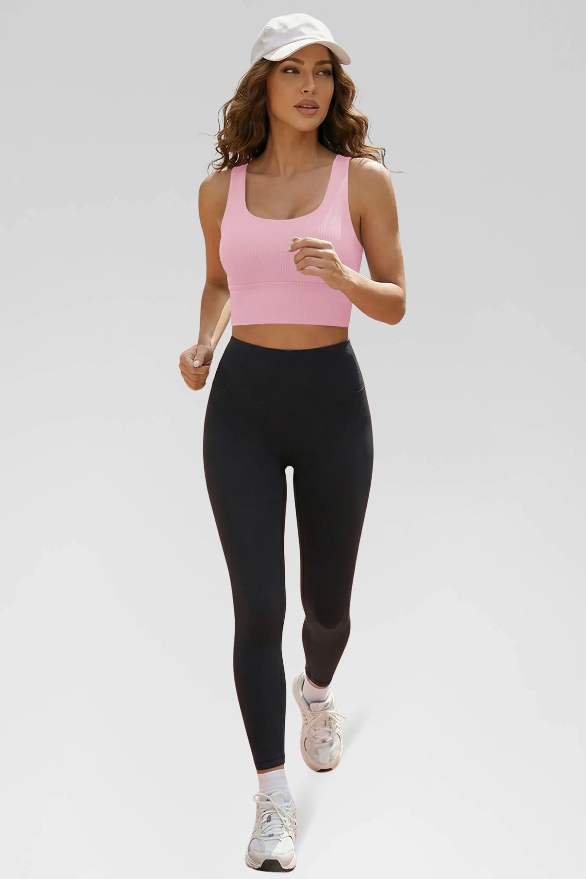 Aoysky Womens Light Purple Ribbed Racerback Tank