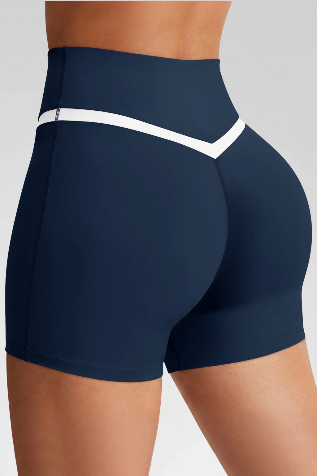 Aoysky Womens Dark Blue Crossover Biker Shorts