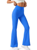 Aoysky Womens Blue Flare Yoga Pants