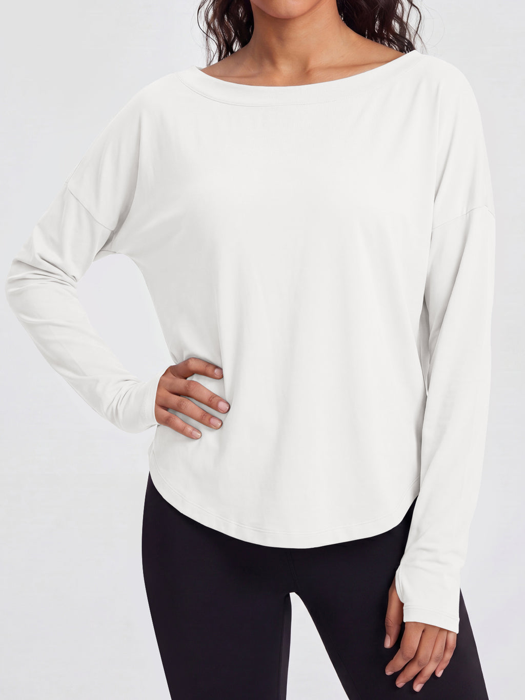 Aoysky Womens White Off Shoulder Top