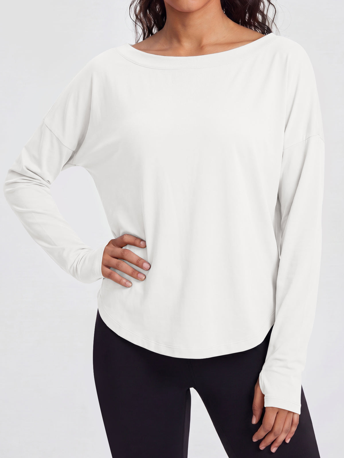 Aoysky Womens White Off Shoulder Top