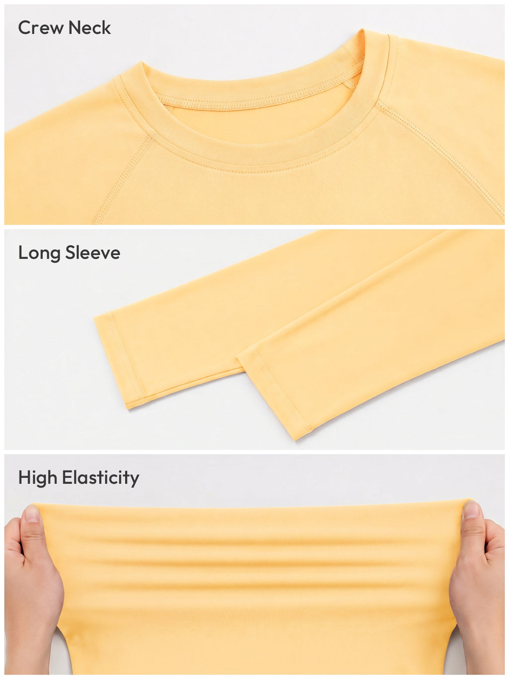 Aoysky Mens Orange UV Athletic Shirt