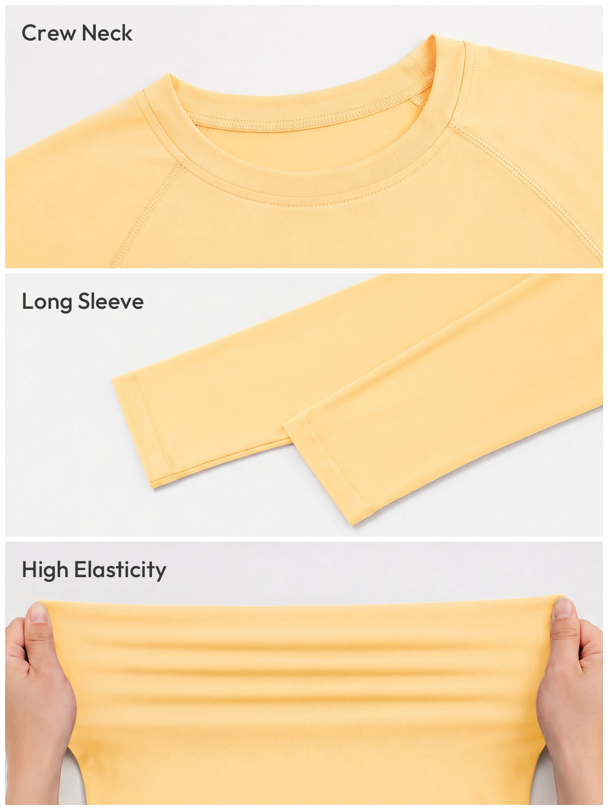 Aoysky Mens Orange UV Athletic Shirt