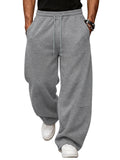 Aoysky Mens Dark Grey Baggy Sweatpants