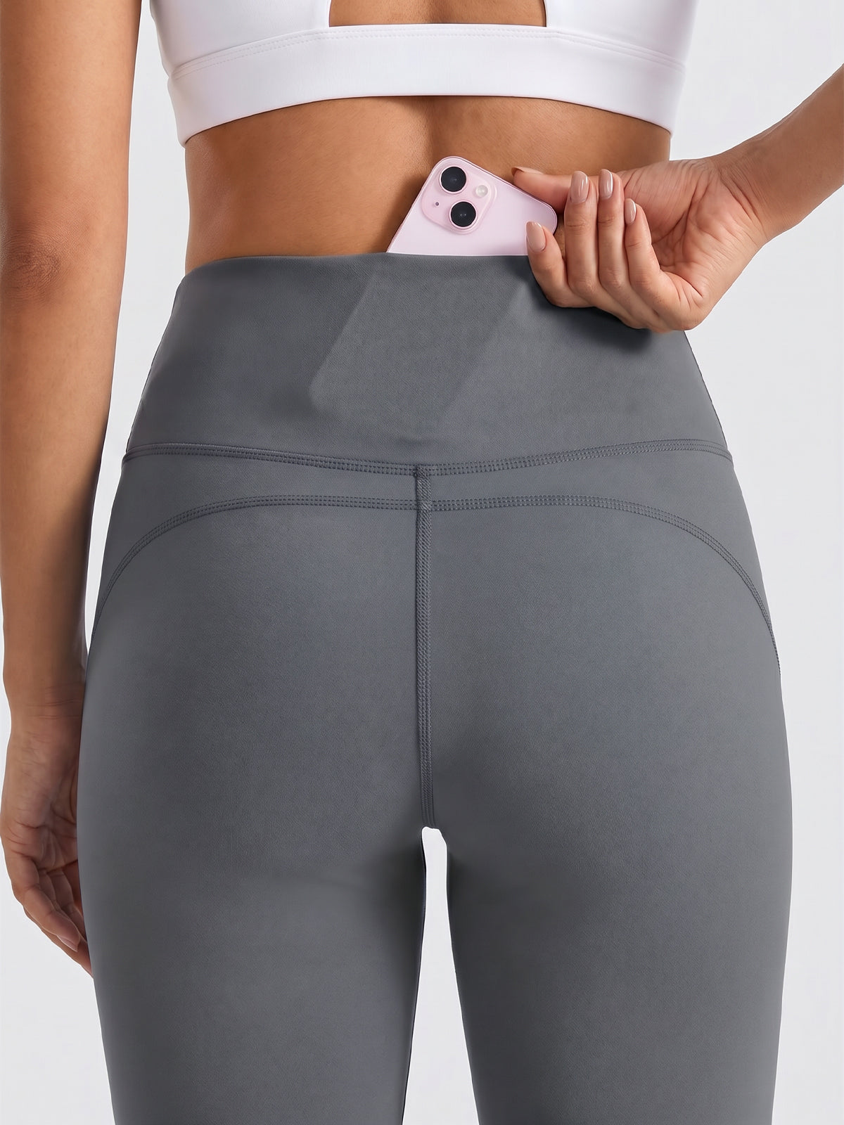 Aoysky Womens Grey Flare Yoga Pants