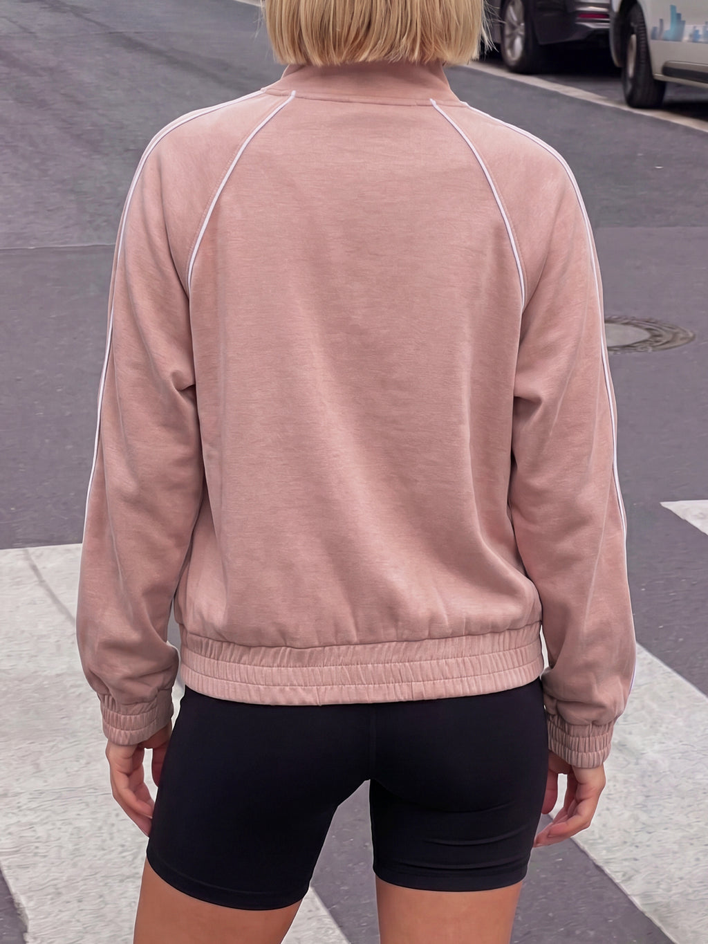 Aoysky Womens Pink Full Zip Jacket