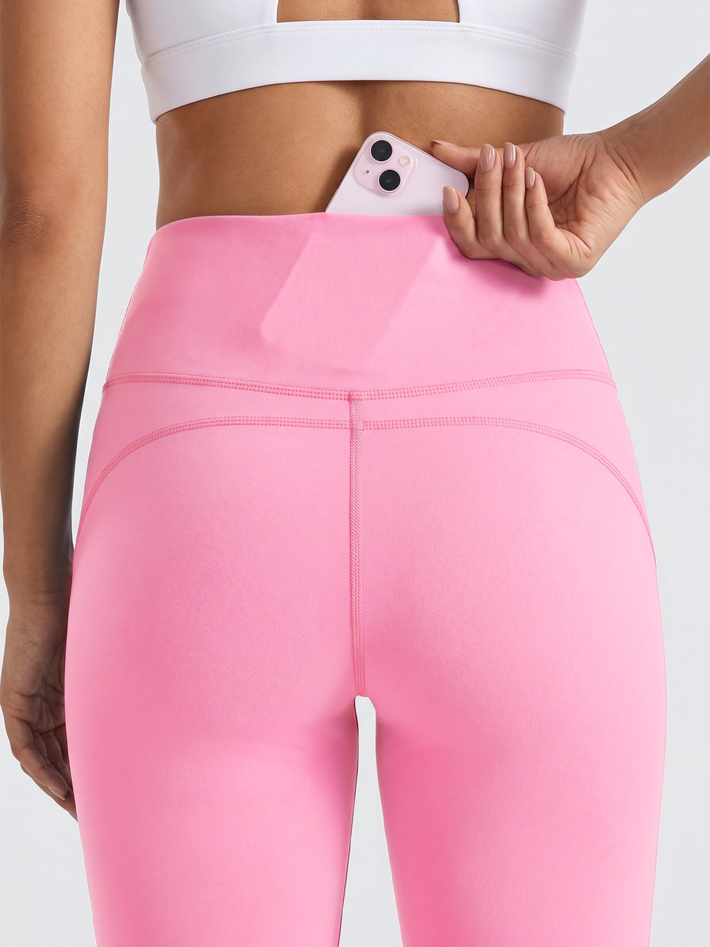 Aoysky Womens Pink Flare Yoga Pants