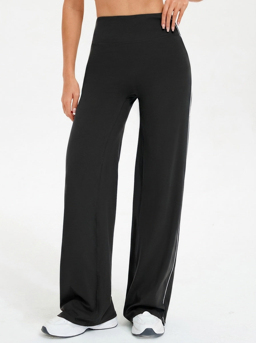 Aoysky Womens Black Wide Leg Yoga Pants