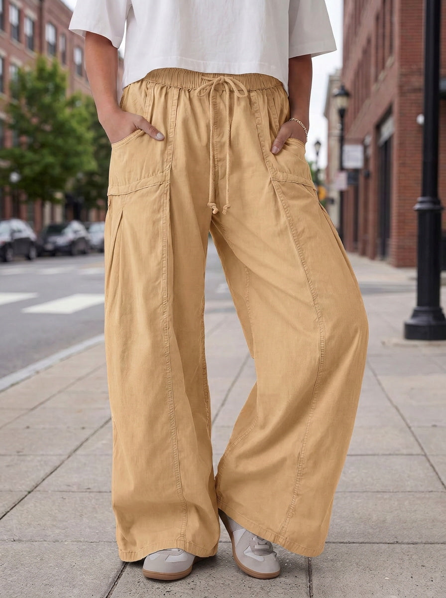 Aoysky Womens Khaki Cargo Pants