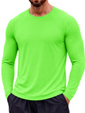 Aoysky Mens Green UV Athletic Shirt