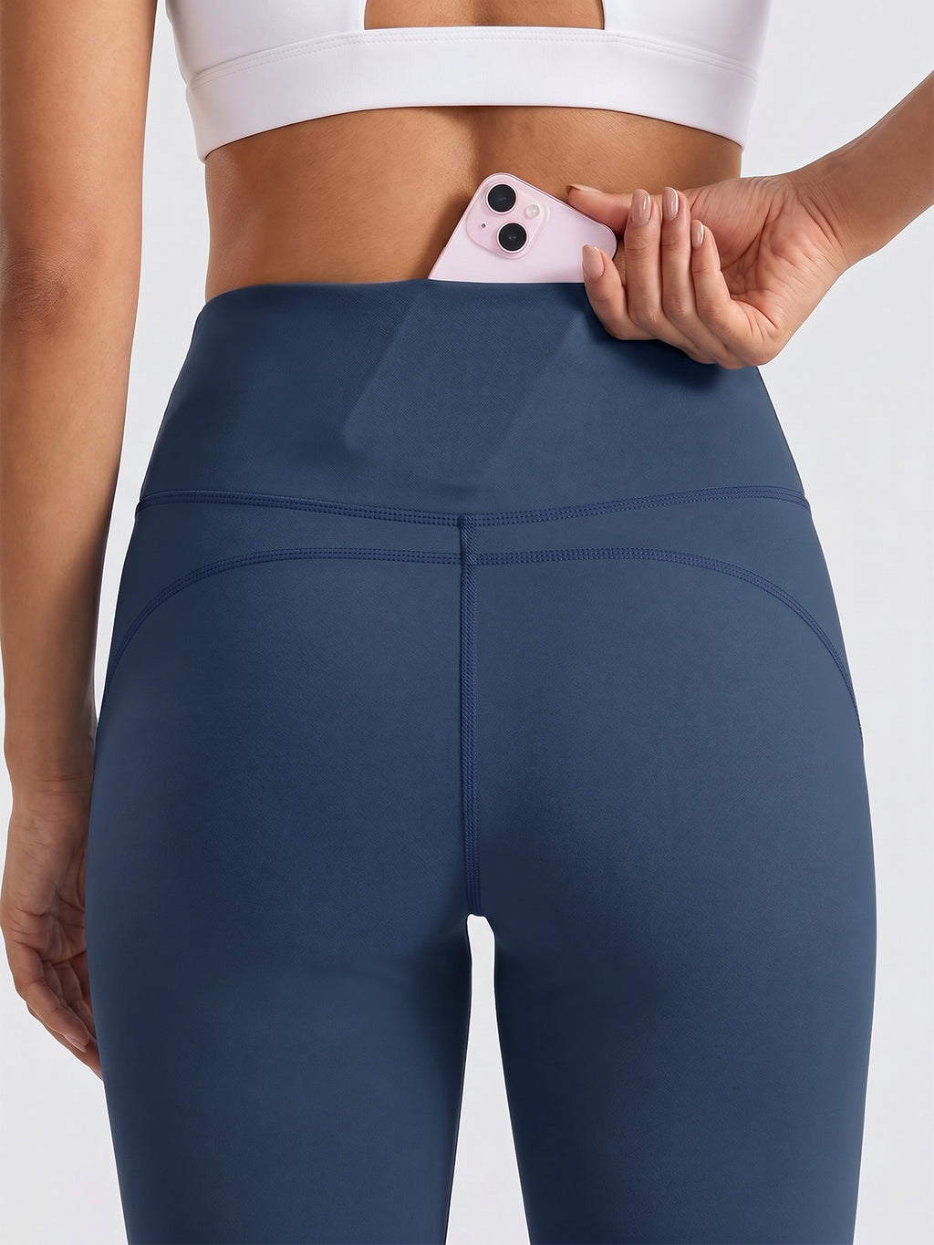 Aoysky Womens Dark Blue Flare Yoga Pants